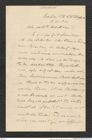 Nachlass Franz Steindachner, Brief von Paul Weyland an Franz Steindachner (21.02.1906), Inv.Nr. 591.01, Seite 1